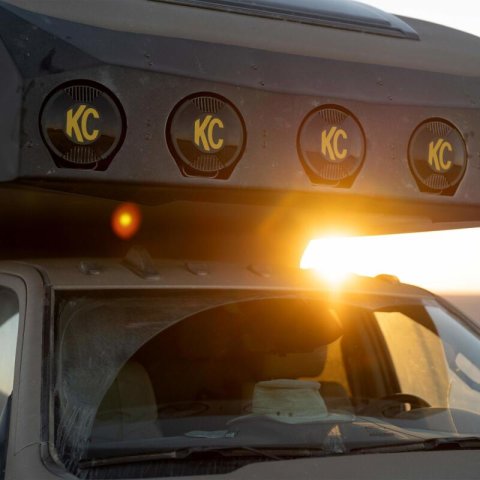 KC HiLiTES SlimLite 8in. LED Light Cover (Cover Only) - Black thumbnail 3