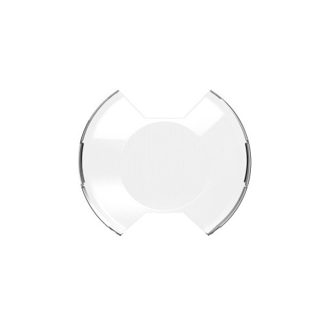 KC HiLiTES SlimLite 8in. LED Light Shield SAE Driving (Shield Only) - Clear thumbnail 1