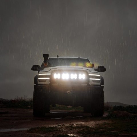 KC HiLiTES SlimLite 8in. LED Light Shield SAE Driving (Shield Only) - Clear thumbnail 3