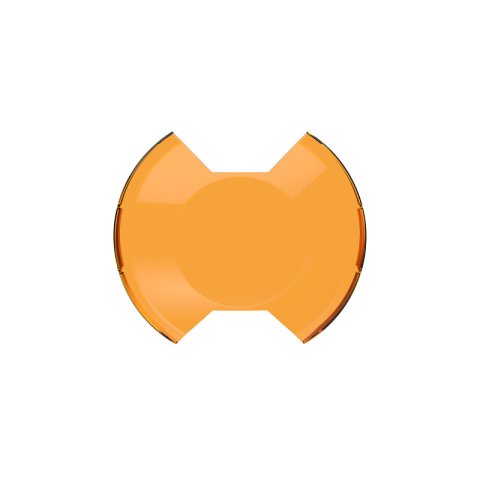KC HiLiTES SlimLite 8in. LED Light Shield Driving (Shield Only) - Amber thumbnail 1