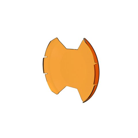 KC HiLiTES SlimLite 8in. LED Light Shield Driving (Shield Only) - Amber thumbnail 7