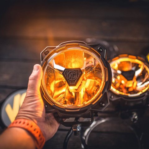 KC HiLiTES Gravity Titan LED 6in. - Single Light (Wide-40 Beam) thumbnail 2
