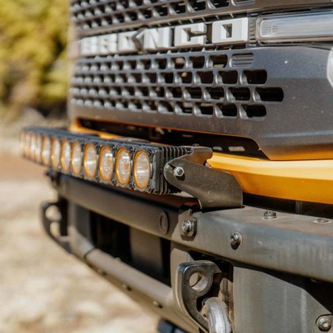 KC HiLiTES 21-24 Ford Bronco Front Bumper Light Bar Mount (For 30in FLEX ERA LED Light Bar) thumbnail 3