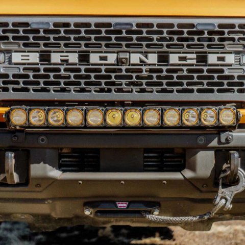 KC HiLiTES 21-24 Ford Bronco Front Bumper Light Bar Mount (For 30in FLEX ERA LED Light Bar) thumbnail 4