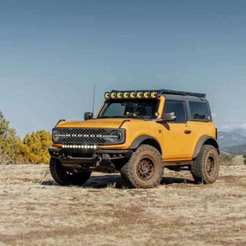 KC HiLiTES 21-24 Ford Bronco Front Bumper Light Bar Mount (For 30in FLEX ERA LED Light Bar) thumbnail 5