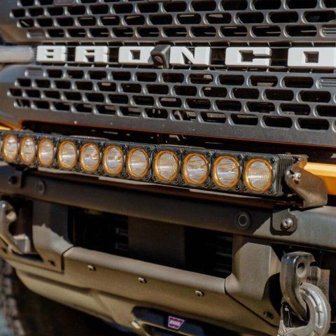 KC HiLiTES 21-24 Ford Bronco Front Bumper Light Bar Mount (For 30in FLEX ERA LED Light Bar) thumbnail 8