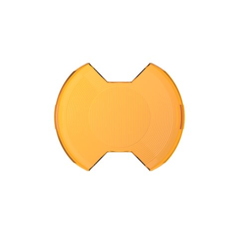 KC HiLiTES SlimLite 6in Light Shield - Spread Beam - Amber thumbnail 2