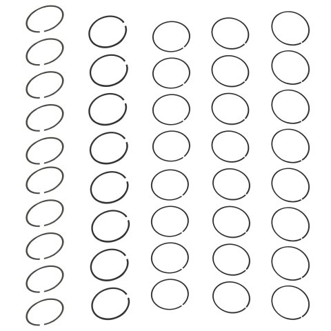 JE Pistons Ring Sets 1/16-1/16-3/16 ECONO thumbnail 1