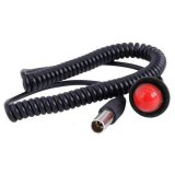 Rugged Radios Hole Mount Steering Wheel Push to Talk (PTT) with Coil Cord for Car Harnesses thumbnail 1