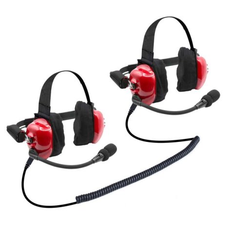 Rugged Radios H80 Track Talk Linkable Intercom Headsets - Bring The Conversation... NASCAR event thumbnail 1