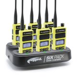 Rugged Radios 6 PACK - Choose Your Business Band Two Way Handheld Radio R1 Blue thumbnail 2