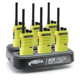 Rugged Radios 6 PACK - Choose Your Business Band Two Way Handheld Radio R1 Blue thumbnail 4