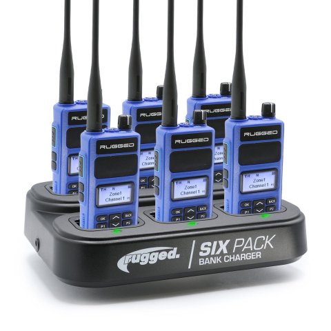 Rugged Radios 6 PACK - Choose Your Business Band Two Way Handheld Radio V3