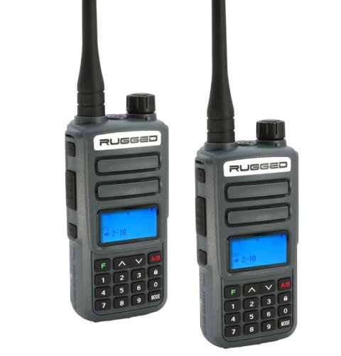 Rugged Radios 2 PACK - Rugged GMR2 PLUS - GMRS / FRS Two Way Handheld Radios Grey thumbnail 1