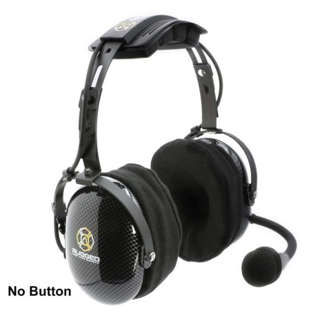 Rugged Radios FHS OTH FSI Headset w/ Mic On/Off Button / For David Clark / Sigtronics / Avcomm