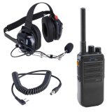 Rugged Radios Crew Chief - H42 Spotter Headset and Rugged Handheld Radio Package - Blue thumbnail 1