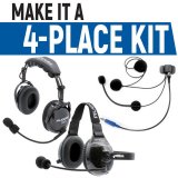 Rugged Radios Rear Seat Expansion Kit w/ Helmet Kits / Ultimate Headset - Over the Head thumbnail 2