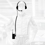 Rugged Radios Crew Chief - H42 Spotter Headset and Rugged Handheld Radio Package - Safety Yellow thumbnail 1