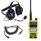 Rugged Radios Crew Chief - H42 Spotter Headset and Rugged Handheld Radio Package - Safety Yellow thumbnail 5