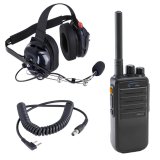 Rugged Radios Crew Chief - H42 Spotter Headset and Rugged Handheld Radio Package - Safety Yellow thumbnail 6