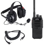 Rugged Radios Crew Chief - H42 Spotter Headset and Rugged Handheld Radio Package - Black thumbnail 2