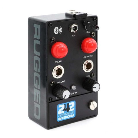 Rugged Radios 242 - Portable Intercom with Bluetooth Music