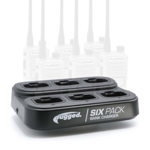 Rugged Radios 6-Pack Bank Charger for Handheld Radios R1 thumbnail 1