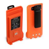 Rugged Radios GMR2 Replacement Lithium Battery w/12v Charge Port and Belt Clip Safety Orange thumbnail 1