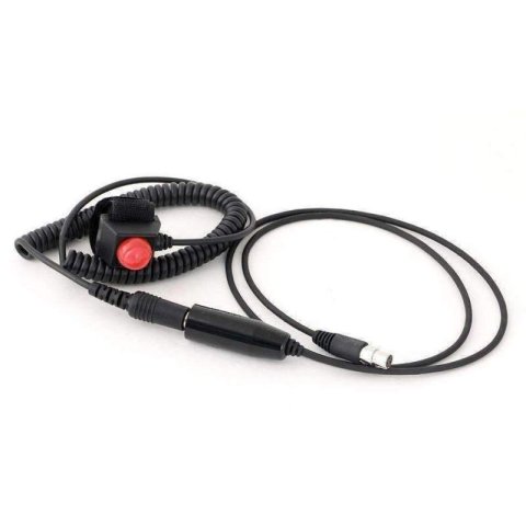 Rugged Radios Push to Talk (PTT) 3 Ft. Adapter for PTT-HM-QD and PTT-VM-QD