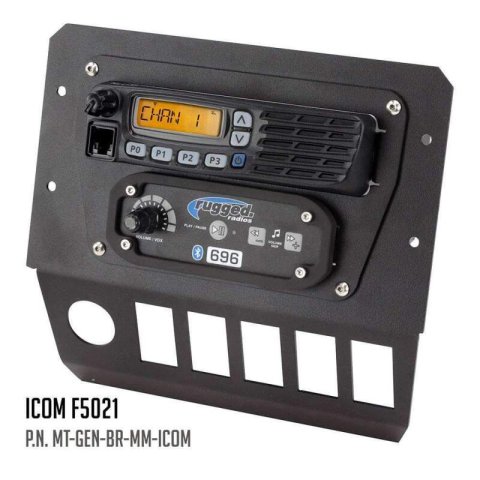 Rugged Radios Polaris General Multi Mount Kit for Radio and Intercom Kenwood TK7360 thumbnail 1