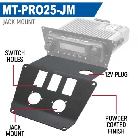 Rugged Radios 2025 Polaris RZR Pro XP/Pro R/Pro S Radio Mount Switch Pros 8
