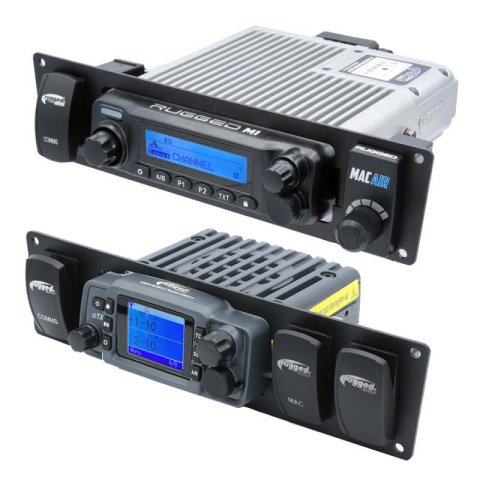 Rugged Radios Yamaha Wolverine RMAX Mount - Mobile Radio and Rocker Switches M1 / G1 / RM60 / GMR45