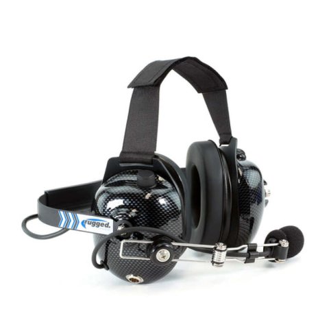 Rugged Radios H41 Behind the Head (BTH) Headset for 2-Way Radios - Carbon Fiber thumbnail 6