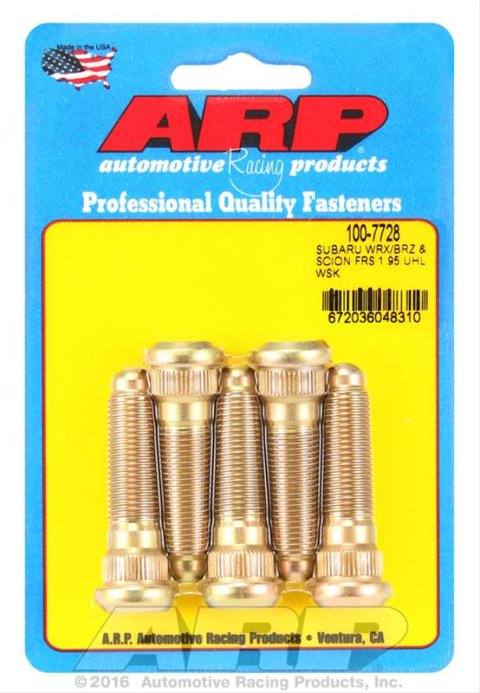 ARP Subaru WRX/BRZ & Scion FRS 1.95 UHL 12mm x 1.25 Wheel Stud Kit (5 Pack)