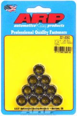 ARP M10x1.25 Sml Clr/Low Head 12PT Nut Kit 8740 Chrome Moly Black - 10 PK thumbnail 1