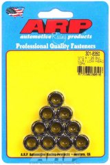 ARP M10x1.25 Sml Clr/Low Head 12PT Nut Kit 8740 Chrome Moly Black - 10 PK thumbnail 5
