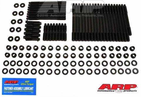 ARP SBC/WP Short Deck 9.24 Warhawk Block w/Warhawk 12Deg LS7 Heads Head Stud Kit