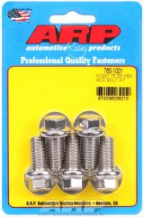 ARP M12 x 1.75 x 25 Hex Black SS Bolts (5/pkg) thumbnail 2