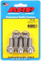 ARP M12 x 1.75 x 25mm 12pt Stainless Steel Bolts (Set of 5) thumbnail 5
