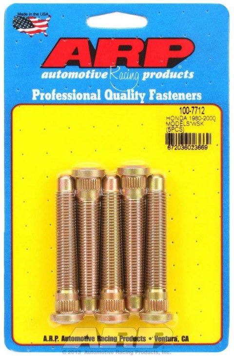 ARP 80-00 Honda M12x2.85inch 5 Wheel Stud Kit thumbnail 5