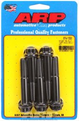 ARP M12 x 1.50 x 70 12pt Black Oxide Bolts (Set of 5) thumbnail 2