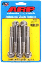 ARP M12 x 1.75 x 80mm Hex Black SS Bolts (5/pkg) thumbnail 2