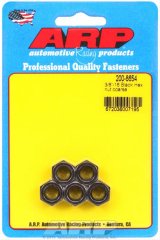 ARP 3/8-16 inch Black Coarse Hex Nut Kit (Pkg of 5) thumbnail 1