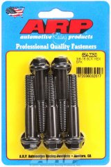 ARP 3/8in - 16 x 2.250 hex 7/16 Wrenching Black Oxide Bolts (5/pkg) thumbnail 2