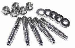 ARP M8 x 1.25 x 38mm Broached 4 Piece Stud Kit thumbnail 2