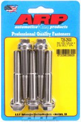 ARP 3/8-24 x 2.500 7/16in Hex Stainless Steel Wrenching Bolts (Pack of 5) thumbnail 2