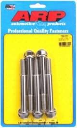 ARP M12 x 1.75 x 100 Hex Black SS Bolts (5/pkg) thumbnail 2