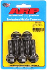 ARP M12 x 1.75 x 35 Hex Black Oxide Bolts (5/pkg) thumbnail 2