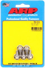 ARP M6 x 1.00 x 12 Hex Stainless Steel Bolts (Set of 5) thumbnail 2