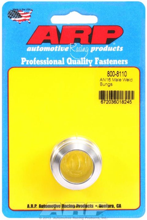 ARP AN16 Male Aluminum Weld Bung thumbnail 2